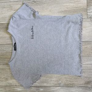 BOGO!! Top Shop Petite Scalloped Laters Haters Jersey Crop Top